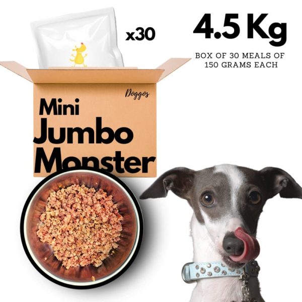 Doggos Mini Jumbo Monster Chicken and Pumpkin Fresh Dog Wet Food (Get Chicken Bone Broth Free) Online