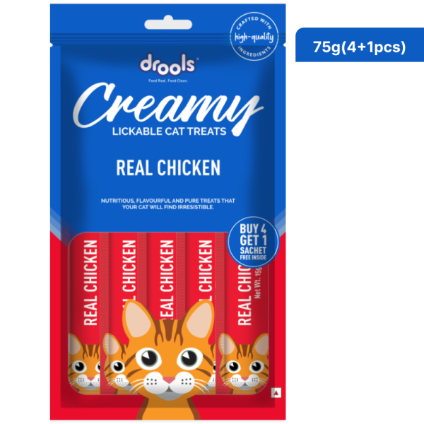 Drools Real Chicken Creamy Cat Treats For Sale