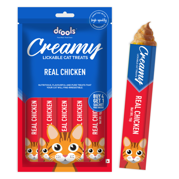 Drools Real Chicken Creamy Cat Treats For Sale