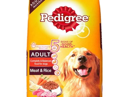 Pedigree Meat & Rice Adult Dog Dry Food Fashion