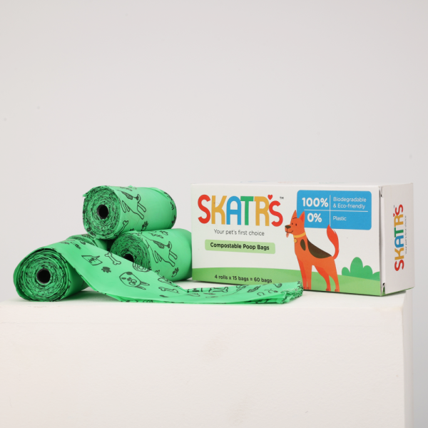 Skatrs Compostable Poop Bags for Dogs and Cats Online Hot Sale