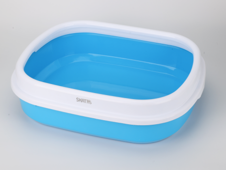 Skatrs Litter Tray for Cats (Blue) Fashion