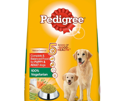 Pedigree 100% Vegetarian Puppy and Adult Veg Dog Dry Food For Discount