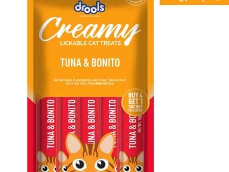 Drools Tuna & Bunito Creamy Cat Treats Online