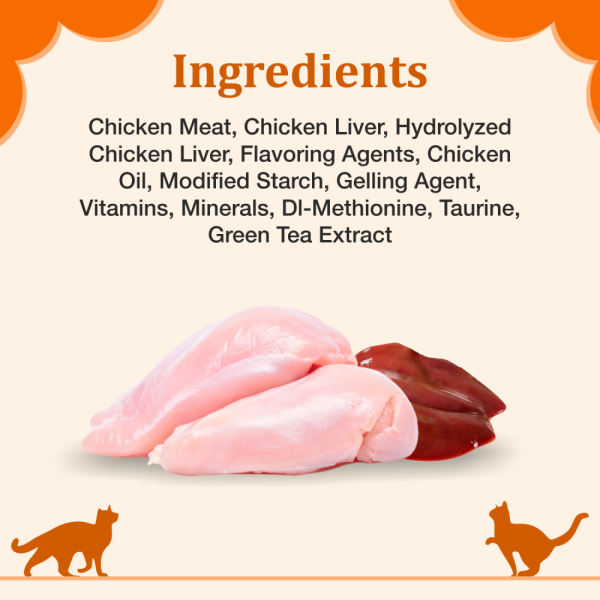 Purepet Real Chicken Lickable Creamy Treats for Cats Online now