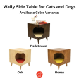 FurryLiving Wally Side Table with Cushion for Small Dogs and Cats (Honey Yellow Cushion) Online Hot Sale