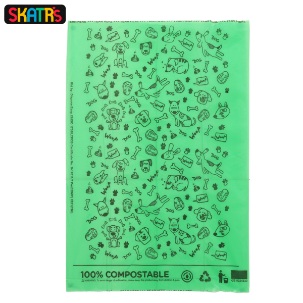 Skatrs Compostable Poop Bags for Dogs and Cats Online Hot Sale