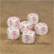 Flamingo 6pc Dice Set - White Online Hot Sale