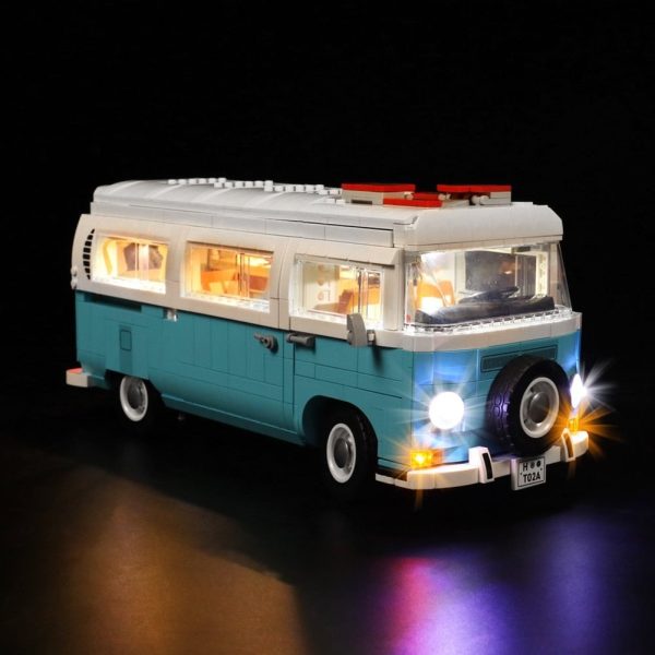 MOC  Compatible  LED Light Kit for 10279 T2 Camper Van Building Blocks Set (NOT Include The Model) toys Fashion