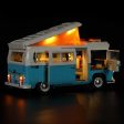 MOC  Compatible  LED Light Kit for 10279 T2 Camper Van Building Blocks Set (NOT Include The Model) toys Fashion