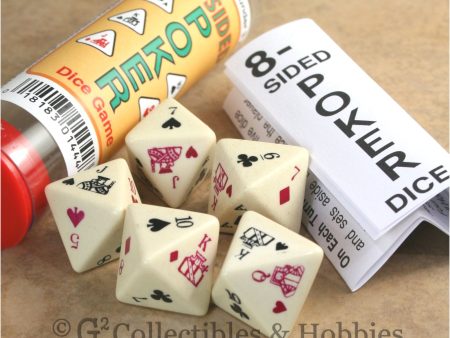 8-Sided Poker Dice Game For Discount