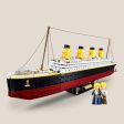 MOC  Compatible  Building Block Toys Titanic 2401 PCS Bricks Scale 1:350 B1122 Compatbile With Leading Brands Big Ship Construction Kits Online