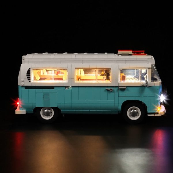 MOC  Compatible  LED Light Kit for 10279 T2 Camper Van Building Blocks Set (NOT Include The Model) toys Fashion