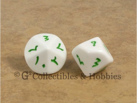 D10 Arabic Indic Numbers Large 20mm Dice Pair Online Sale