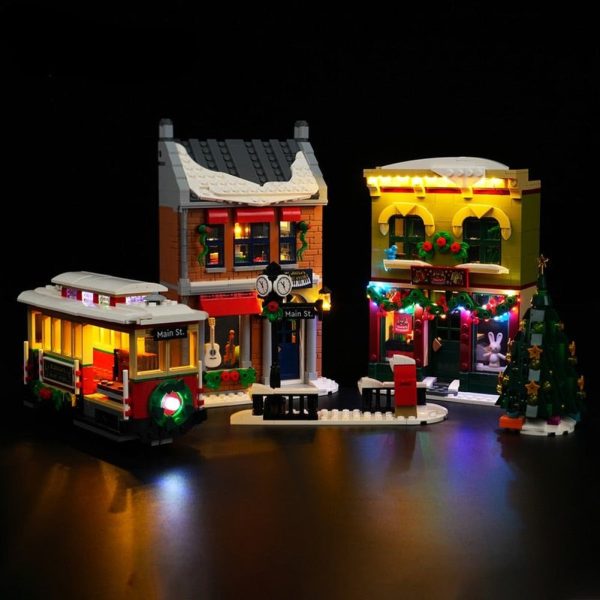 MOC  Compatible  LED Light Kit For 10308 Holiday Main Street Building Blocks Set (NOT Include the Model) Bricks DIY toys Hot on Sale