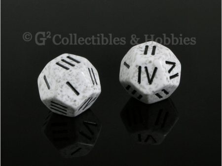 12 Sided Roman Numeral D4 Pair - Arctic Camo Supply