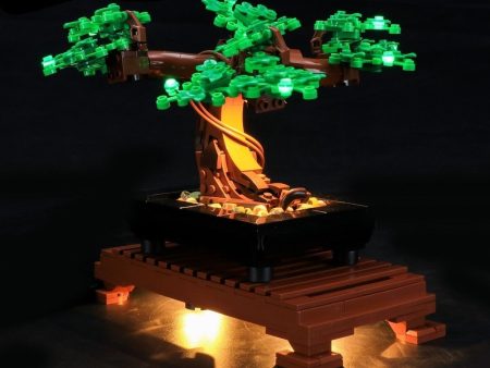 MOC  Compatible  LED Light Kit for 10281 Green Bonsai Tree Building Blocks Set (NOT Include the Model) Bricks toys For Discount