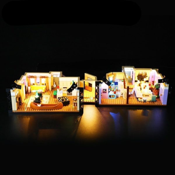 MOC  Compatible  LED Light Kit for 10292 The Friends Apartments Building Blocks Set (NOT Include the Model) Bricks toys Sale