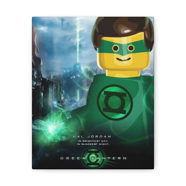 MOC  Compatible  Green Lantern  Movie Wall Art Canvas Art With Backing. For Cheap