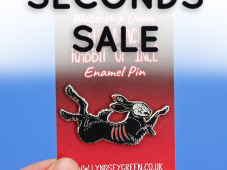 *Seconds Sale* Black Rabbit Hard Enamel Pin Online Sale