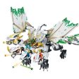 MOC NON  Ninja The Ultra Dragon Flying Mecha Dragon Transformation Building Block Sets with Figures Compatible Ninja 70679 DIY Toys Sale