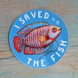 I Saved The Fish Vinyl Sticker Online Hot Sale