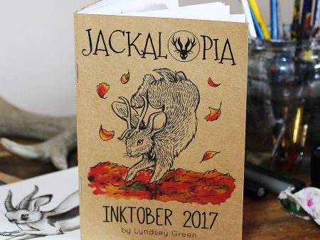 Jackalopia Inktober 2017 Zine Supply