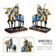 NON  2024 New 1247pcs MOC Medieval Knight Building Blocks Bricks Assembling Model Fashion