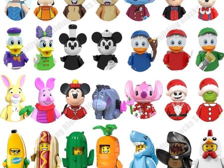 MOC NON  Building Blocks Minfigures from Different TV Shows & Movies Discount