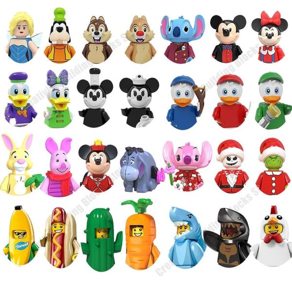 MOC NON  Building Blocks Minfigures from Different TV Shows & Movies Discount