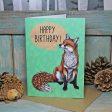 Red Fox Birthday Card Online Sale