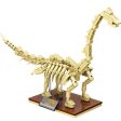 MOC NON  Jurassic dinosaur world Tyrannosaurus Rex fossil skeleton model  s DIY assembled educational building blocks toy Cheap