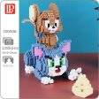 MOC NON  200508 Animal World Cat Kitten Mouse Cheese Food Pet Doll Model Mini Diamond Blocks Bricks Building Toy for  no Box Online Hot Sale