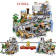 MOC NON  The Farm Cottage Building Blocks Mountain Cave My Worlds Village Warhorse City Tree House With Elevator Bricks Toys For Discount