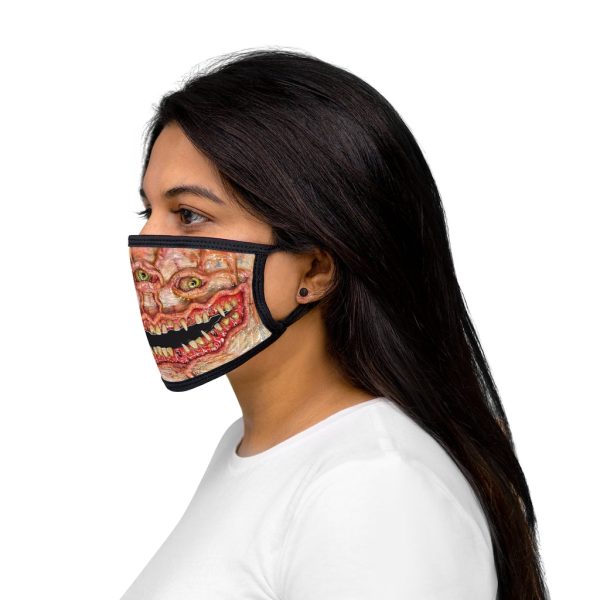 Mixed-Fabric Face Mask Hot on Sale