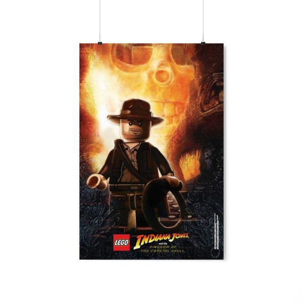 MOC  Compatible  Indiana Jones  Movie Wall Art POSTER ONLY For Discount