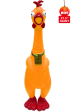 GIANT over 2 Feet tall Screaming Rubber Chicken - 45 Seconds Scream - Fast Free Shipping Online Sale