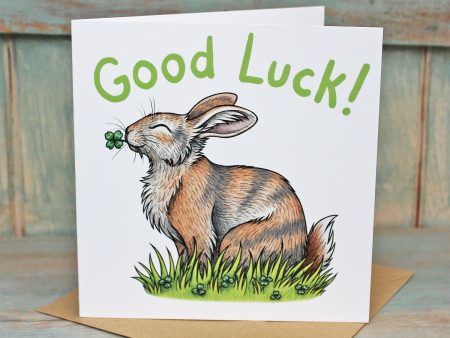 Good Luck Rabbit Card Fashion