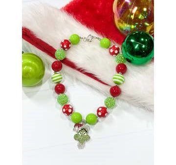 Green Monster Necklace Hot on Sale