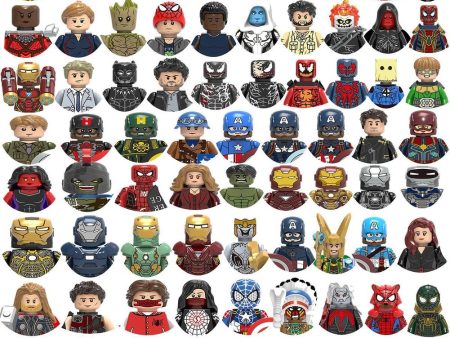 MOC  Compatible  New Super Hero Avengers Mini 3D Superhero Character Model Building Blocks Assembly Toys  s    and Girls For Discount