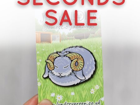 *Seconds Sale* Domestic Jackalope Hard Enamel Pin Online Sale