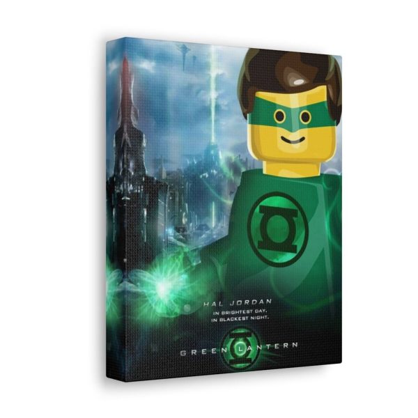 MOC  Compatible  Green Lantern  Movie Wall Art Canvas Art With Backing. For Cheap