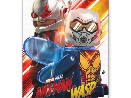 MOC  Compatible  Antman And The Wasp Super Hero  Movie Wall Art Canvas Art With Backing. For Discount