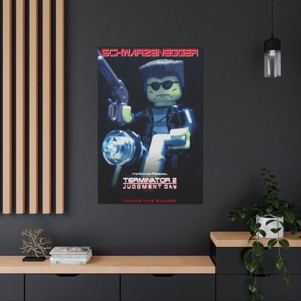 MOC  Compatible  Terminator 2  Movie Wall Art Canvas Art With Backing. Online