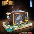 MOC NON  New 2023 Mini City Retro Television Station Building Block Creative Friends TV Show Display Figure Bricks DIY Kids Online