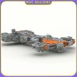 MOC NON  MOC Famous Movie Series Scene Bunker Buster Building Blocks Fighter Spaceship Model DIY MOC Assembled Bricks Kids Toys Online Hot Sale