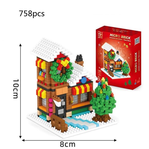 MOC NON   Coffee House Build Model Building Difficult Building Blocks DIY Educational  Assembled Toy Online now