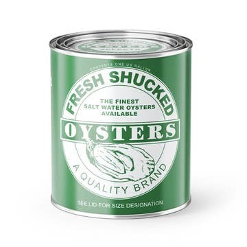 Oyster Tin Candle Discount