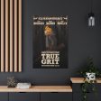 MOC  Compatible  True Grit  Movie Wall Art Canvas Art With Backing. Cheap