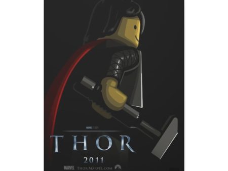 MOC  Compatible  Thor  Movie Wall Art Canvas Art With Backing. Online now